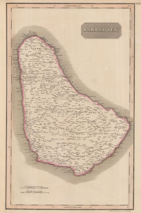 John Thomson, Barbados with plantations and sugar mills, 1820 (c.)
