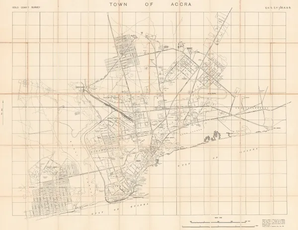 R. H. Rowe, Town of Accra, Ghana, 1923