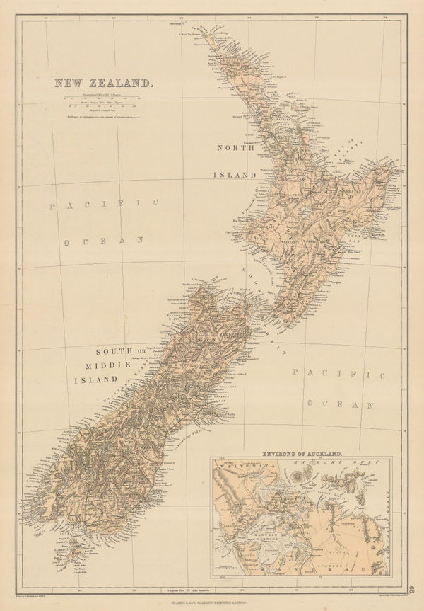 Walter Blackie, New Zealand, 1860 c