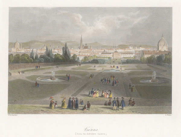 William Bartlett, Austria - Vienna, 1840