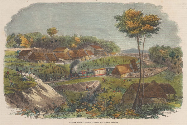 Illustrated London News (ILN), Panama - Summit Station, 1855