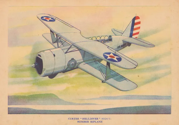 Juvenile Productions, RAF - Bomber, Curtiss "Helldiver", 1948 c.