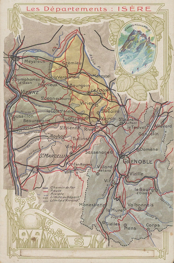 Chocolat d'Aiguebelle, Isère, 1900 c.