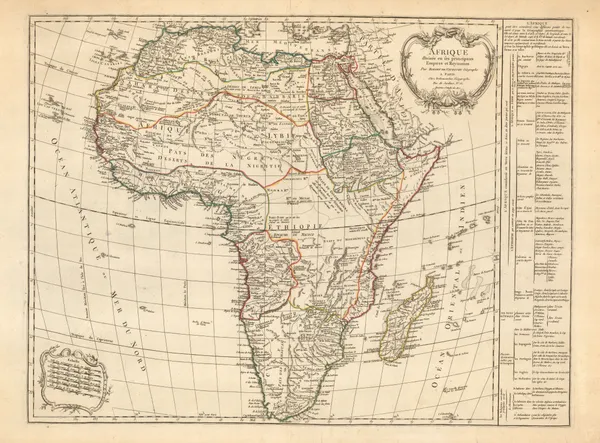 Charles Francois Delamarche, Africa, 1800 c.