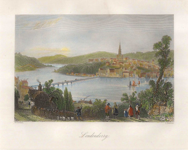 William Bartlett, Northern Ireland - Londonderry, 1831
