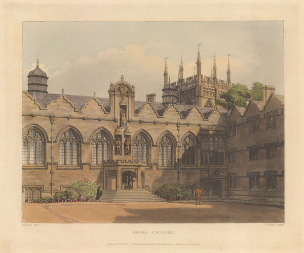 Rudolph Ackermann, Oxford University - Oriel College, 1814