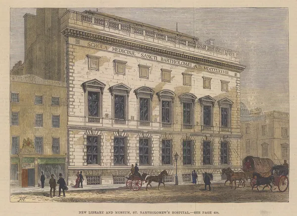 Illustrated London News (ILN), London - St. Bartholomew's Hospital North Wing, 1862