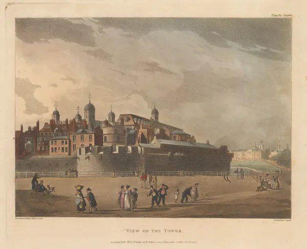 Rudolph Ackermann, London - Tower of London, 1809