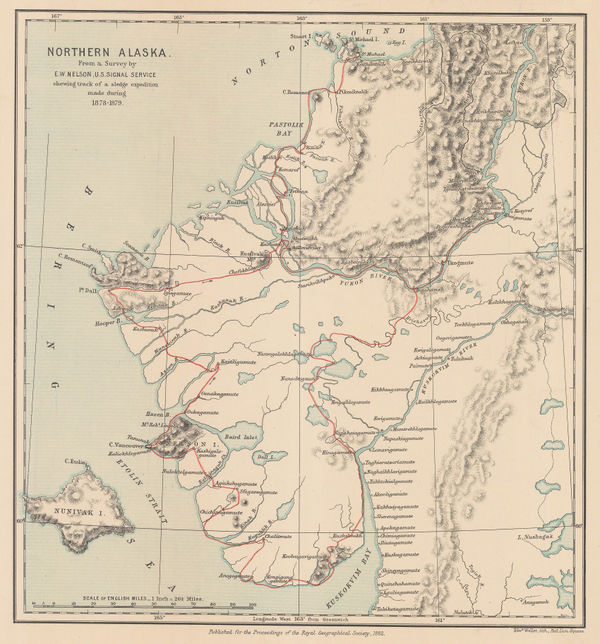 Royal Geographical Society (RGS), Northern Alaska, 1882