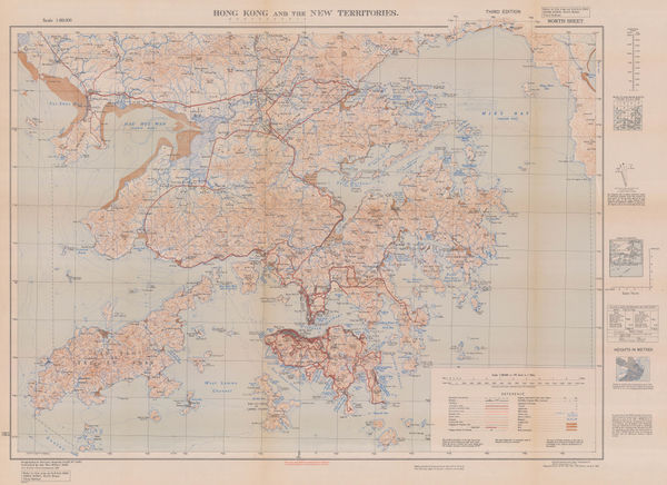 Geographical Section, General Staff (GSGS), Hong Kong and the New Territories, 1952