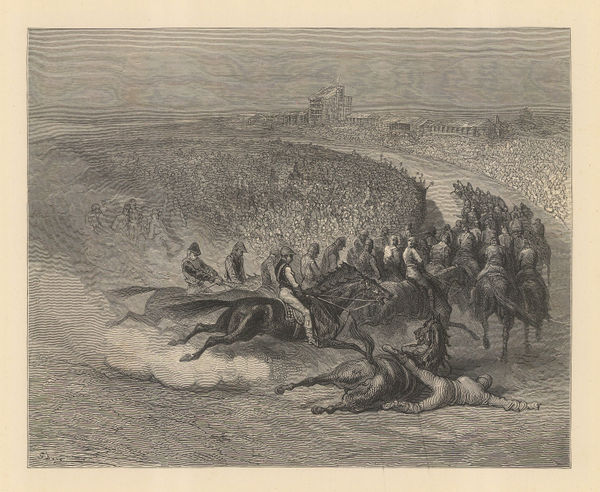 Gustave Doré, Horse Racing - Epsom Derby, 1872