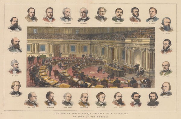 The Graphic Magazine, Washington D.C. - U.S. Senate, 1873