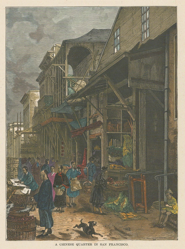 Jean Jacques Élisée Reclus, San Francisco - China town, 1894
