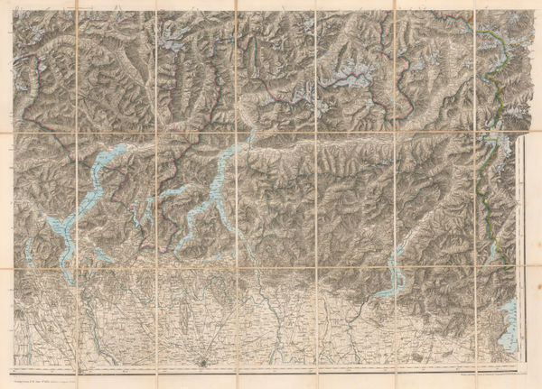 Edward Stanford, The Italian Alps, 1876