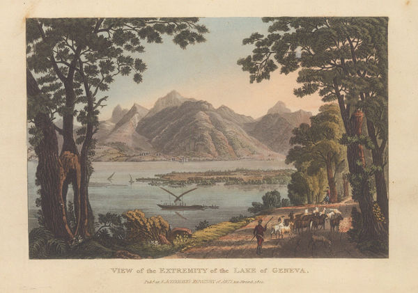 Rudolph Ackermann, Switzerland - Geneva, Lake Geneva, 1820