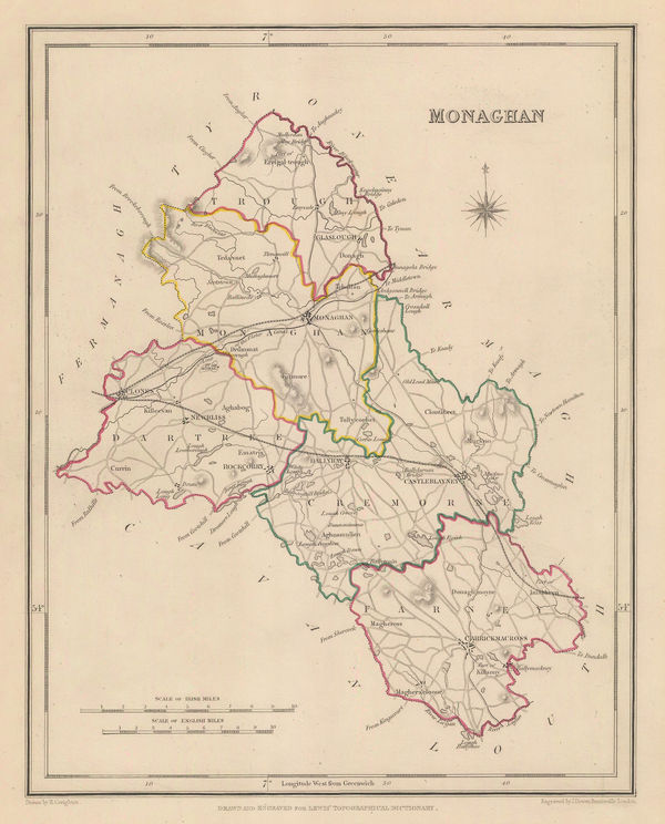 Samuel Lewis, Monaghan, 1850