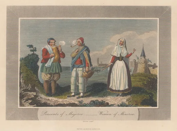 Cavendish Pelham, Minorca - Costume, 1810 c.