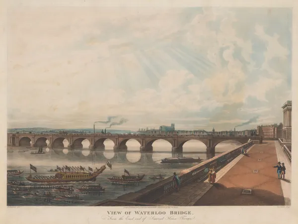 Rudolph Ackermann, London - Waterloo Bridge, 1818