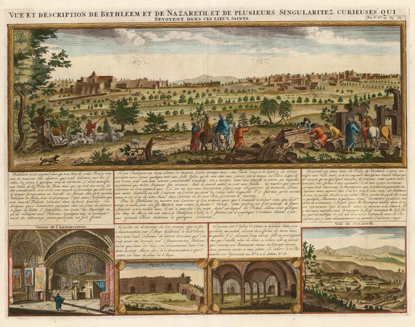 Henri Chatelain, Holy Land - Bethlehem, 1719