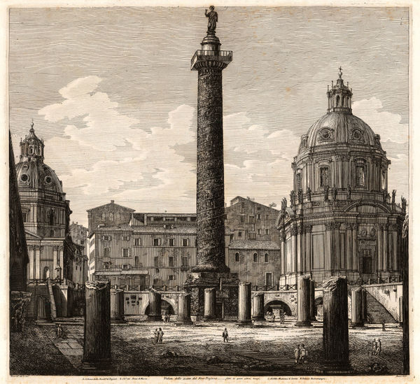 Luigi Rossini, Italy - Rome, Trajan's Column, 1823