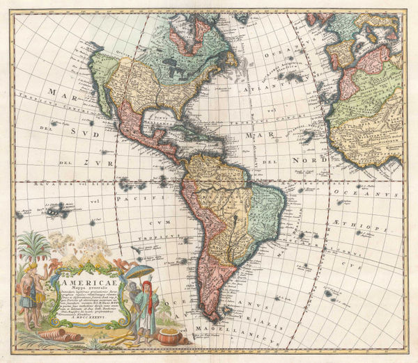 Homann Heirs, The Americas, 1746