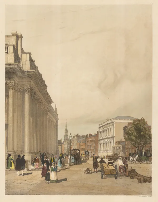 Thomas Shotter Boys, London - Whitehall from Downing Street, 1842