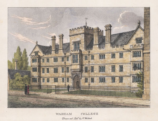 Nathaniel Whittock, Oxford University - Wadham College, 1850