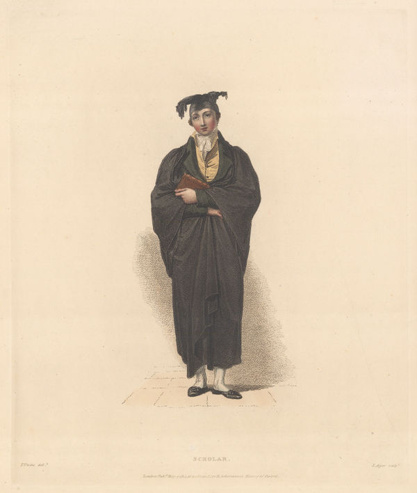 Rudolph Ackermann, Oxford University - Oxford Scholar, 1814