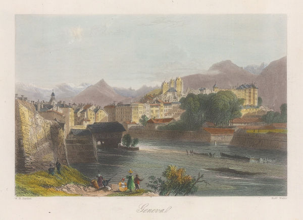 William Bartlett, Switzerland - Geneva, 1839