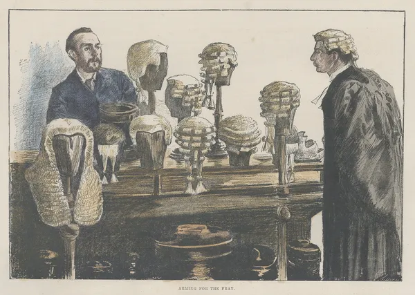 Illustrated London News (ILN), London - Wigs, 1886