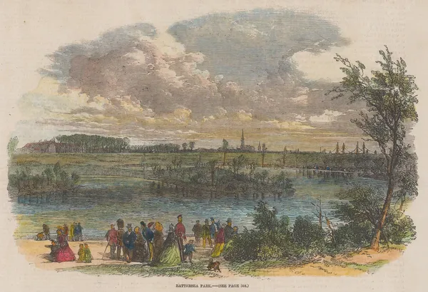 Illustrated London News (ILN), London - Battersea Park, 1858