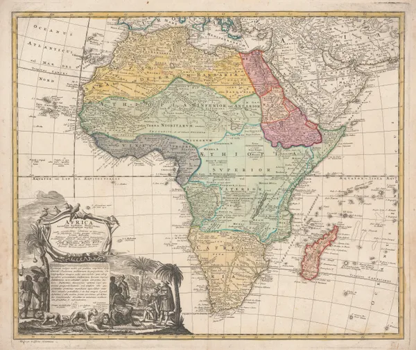 Homann Heirs, Africa, 1737