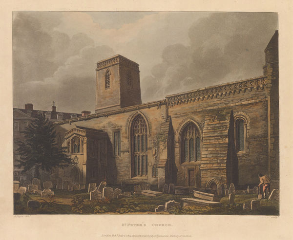 Rudolph Ackermann, Oxford University - St Edmund Hall, Library, 1814