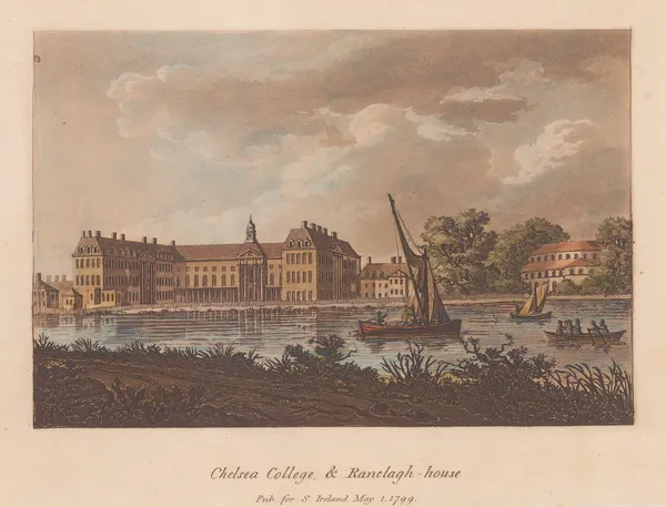 Samuel Ireland, London - Chelsea, Royal Hospital, 1799