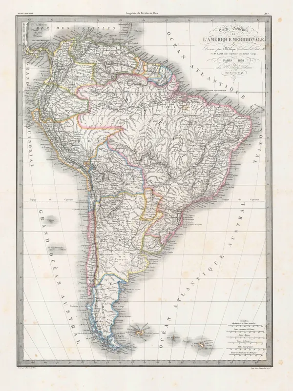 Alexandre Emile Lapie, South America, 1838