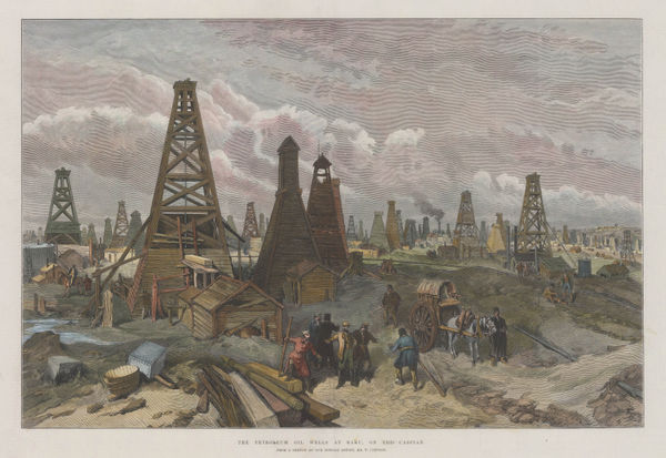Illustrated London News (ILN), Azerbaijan - Baku, Oil Wells, 1886