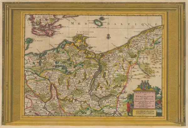 Pieter van der Aa, Duchies of Brandenburg and Pomerania, 1713