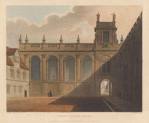 Rudolph Ackermann, Oxford University - Trinity College Chapel, 1814
