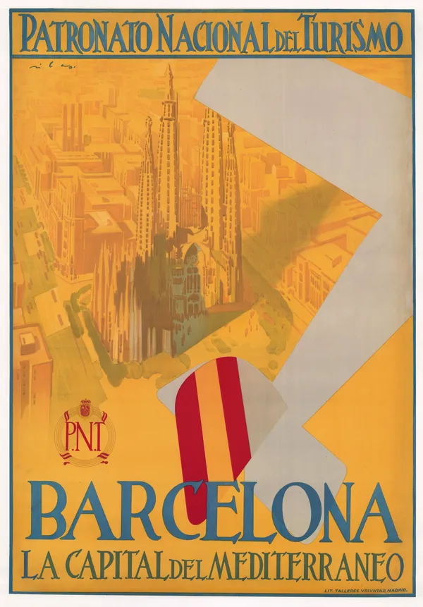 del Turismo Patronato Nacional, Spain - Barcelona, 1930 c.