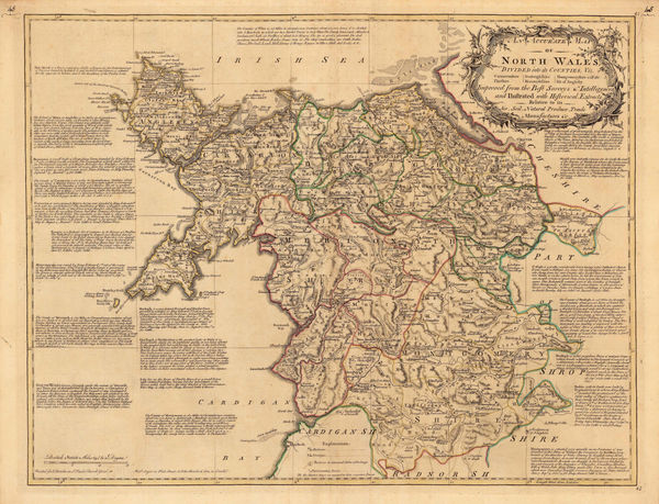 T. & E. Bowen, An Accurate Map of North Wales, 1763