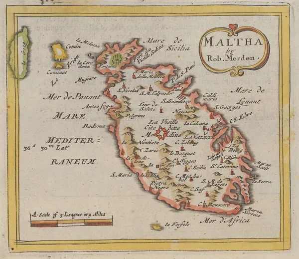 Robert Morden, Malta, 1688