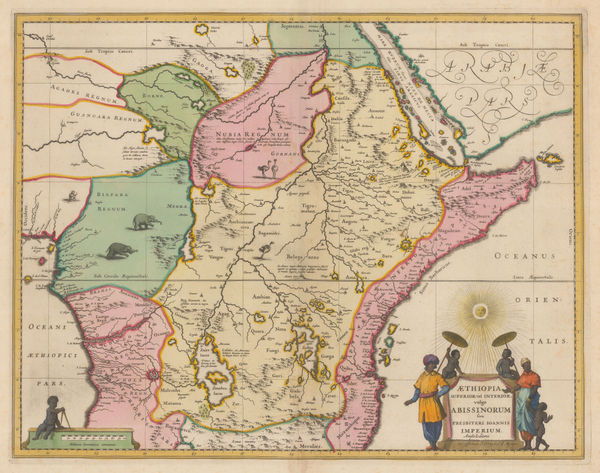 Covens (Jean) & Mortier (Cornelius), The Empire of Prester John, 1715 c.