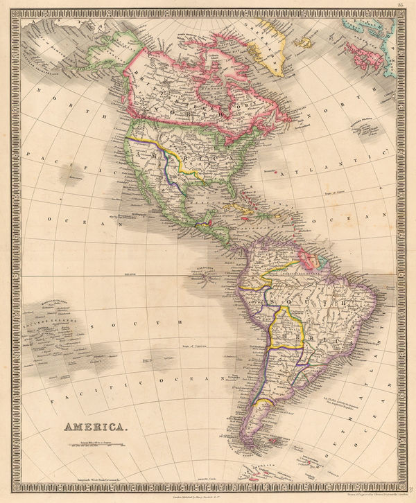 Henry Teesdale, America, 1845 c.