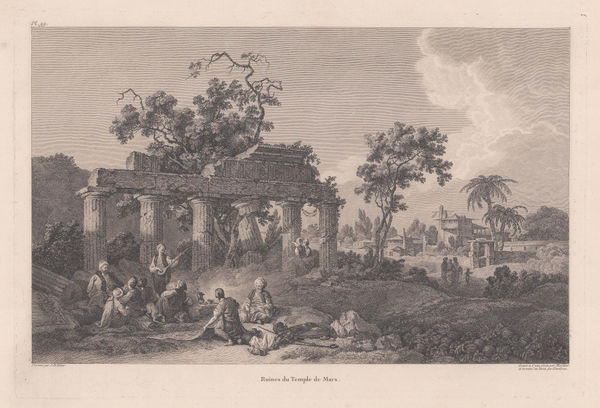 Count Marie-Gabriel de Choiseul-Gouffier, Turkey - Bodrum, Temple of Mars, 1782