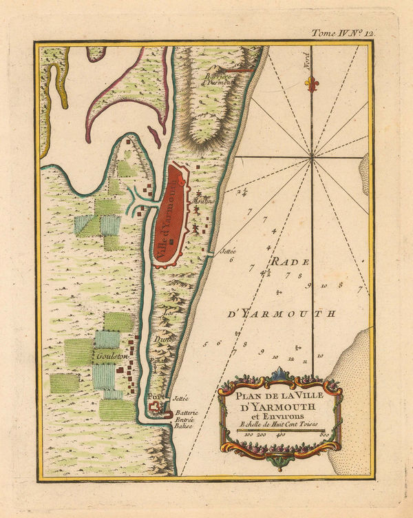 Jacques-Nicolas Bellin, Great Yarmouth, 1764