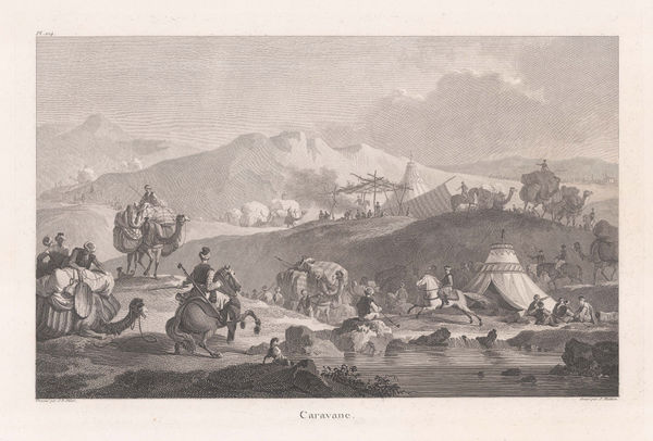 Count Marie-Gabriel de Choiseul-Gouffier, Turkey - Caravan, 1782