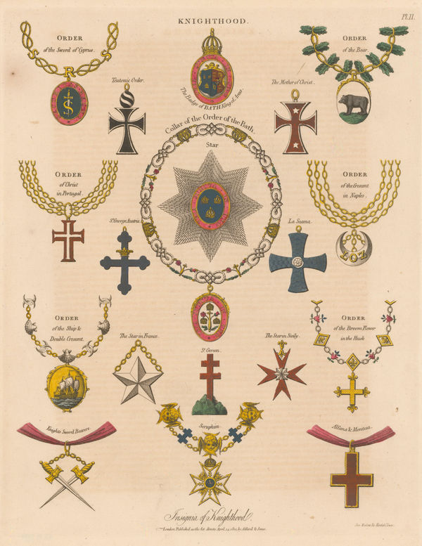 John Wilkes, Heraldry - Knighthood, 1829