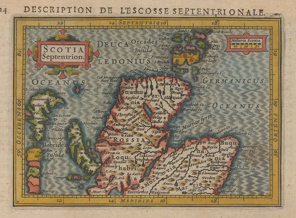 Petrus Bertius, Description de L'Escosse Septentrionale, 1618
