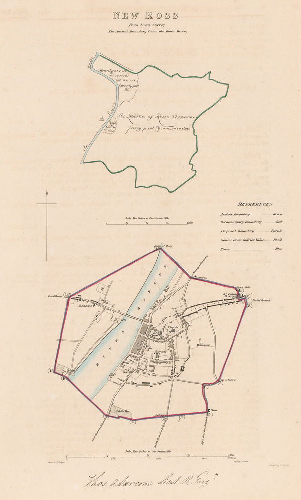 Robert Kearsley Dawson, New Ross, Co. Wexford, 1832