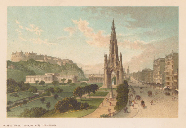Thomas Nelson, Scotland - Edinburgh, Princes Street, 1889